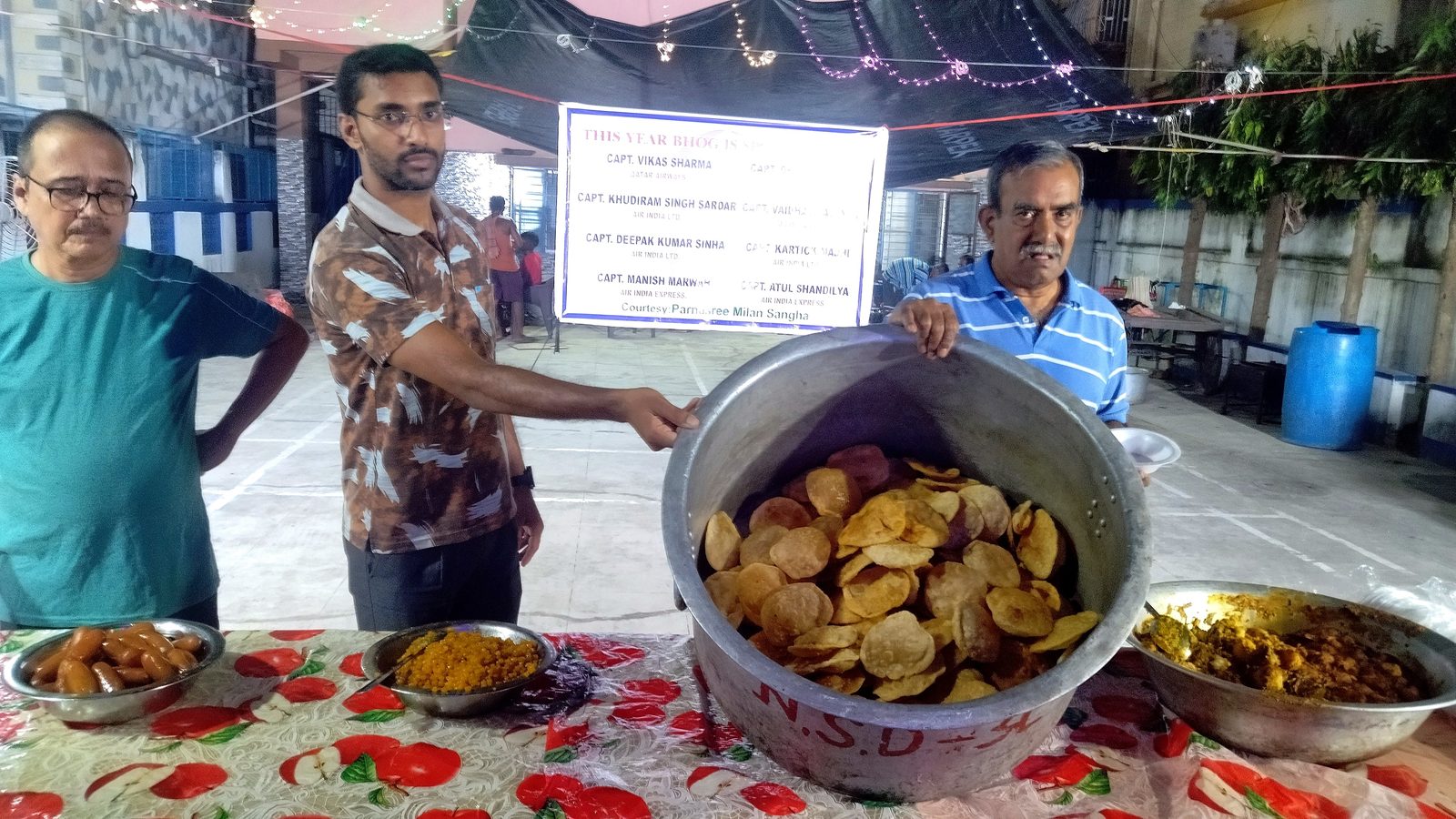 Bhog preparation